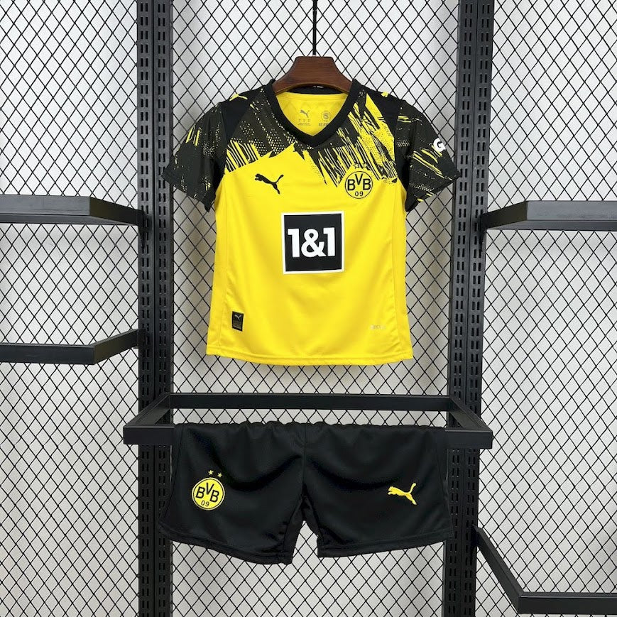BORUSSIA DORTMUND Equipamento Principal 25/26 Kids