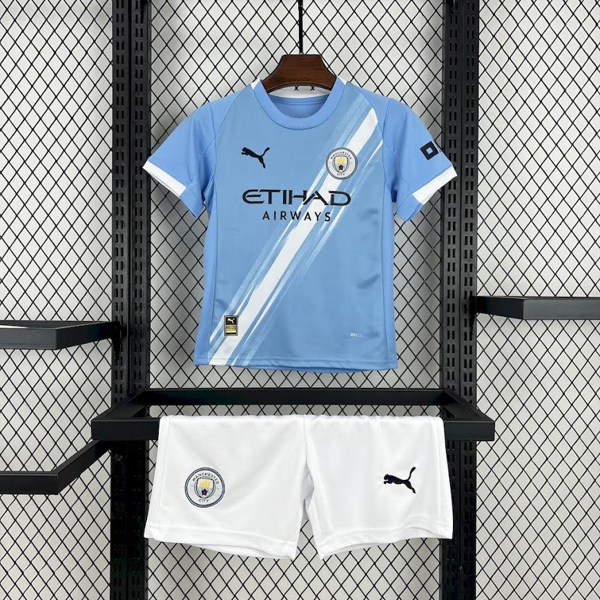 MANCHESTER CITY Equipamento Principal 25/26 Kids