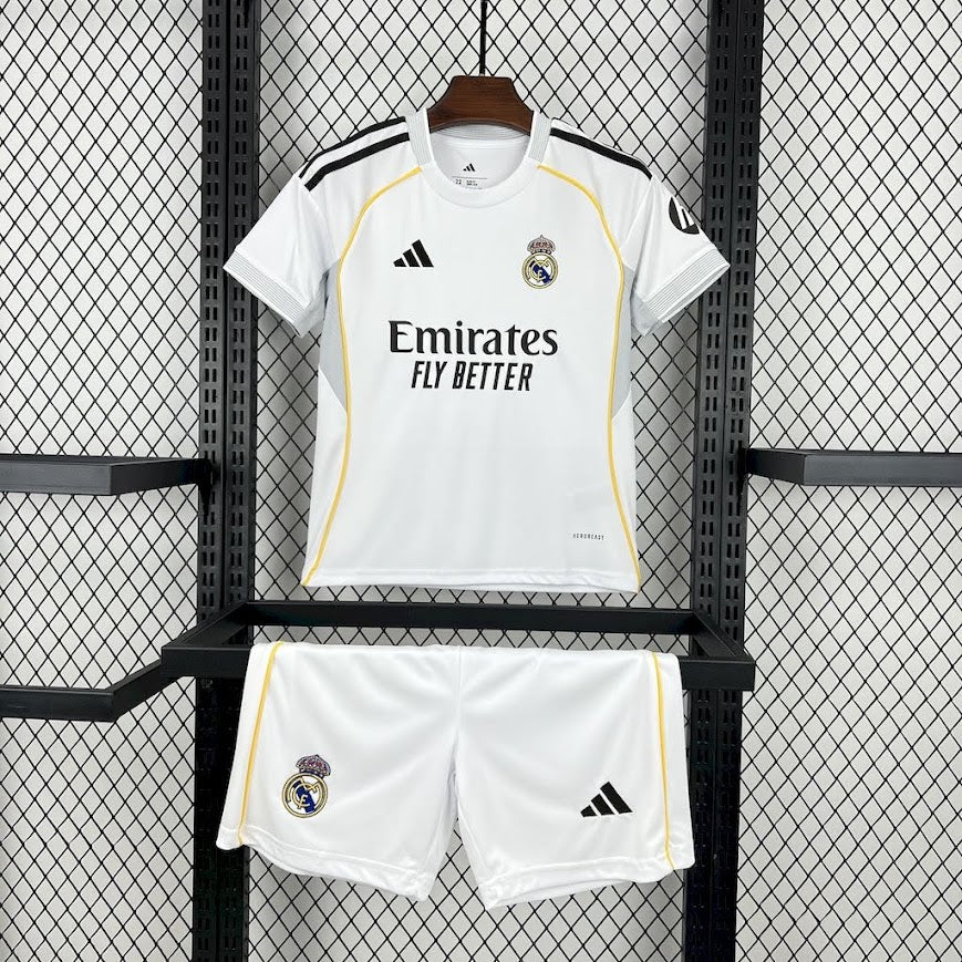 REAL MADRID Equipamento Principal 25/26 Kids
