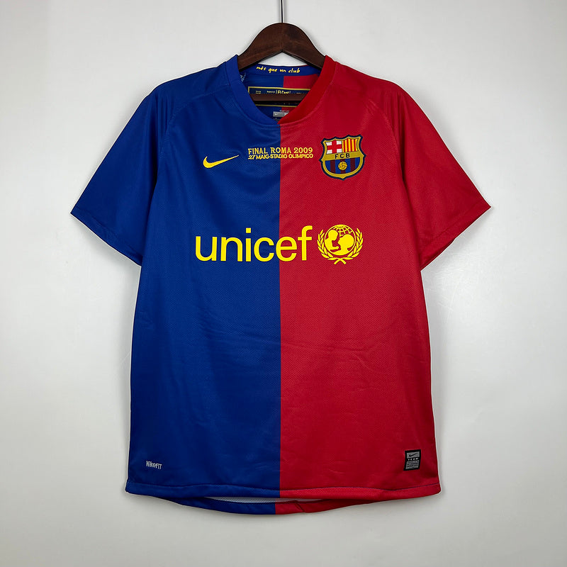 BARCELONA EDIÇÃO CHAMPIONS LEAGUE 08/09 Retro