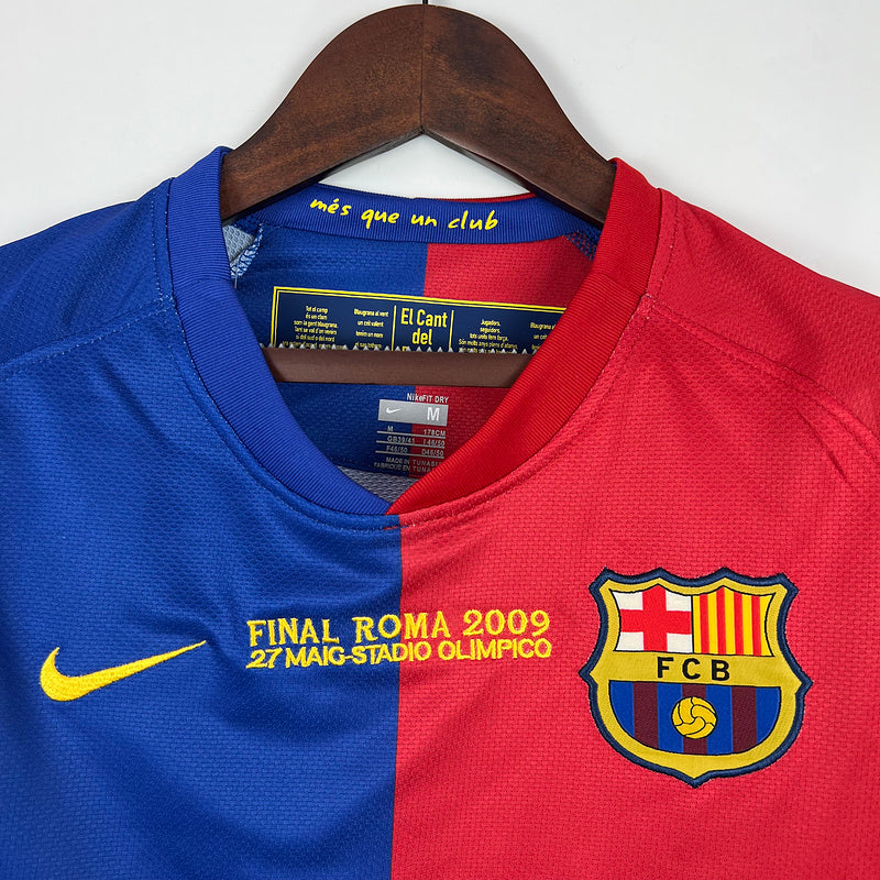 BARCELONA EDIÇÃO CHAMPIONS LEAGUE 08/09 Retro