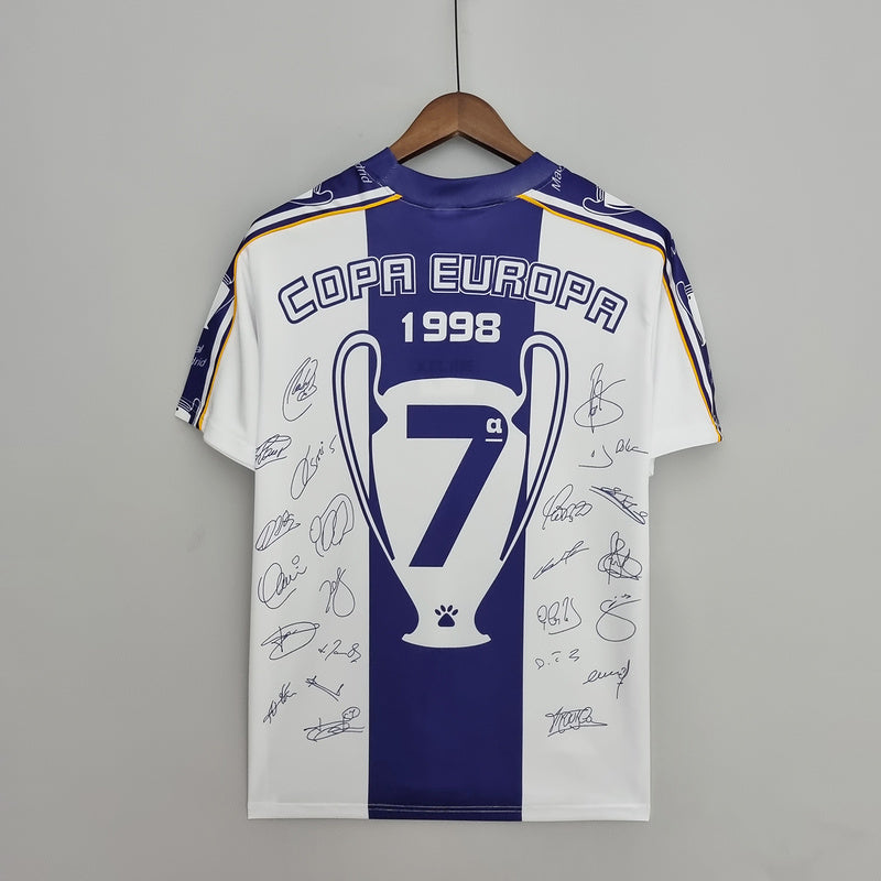REAL MADRID EDIÇÃO 7 CHAMPIONS LEAGUE 97/98 Retro