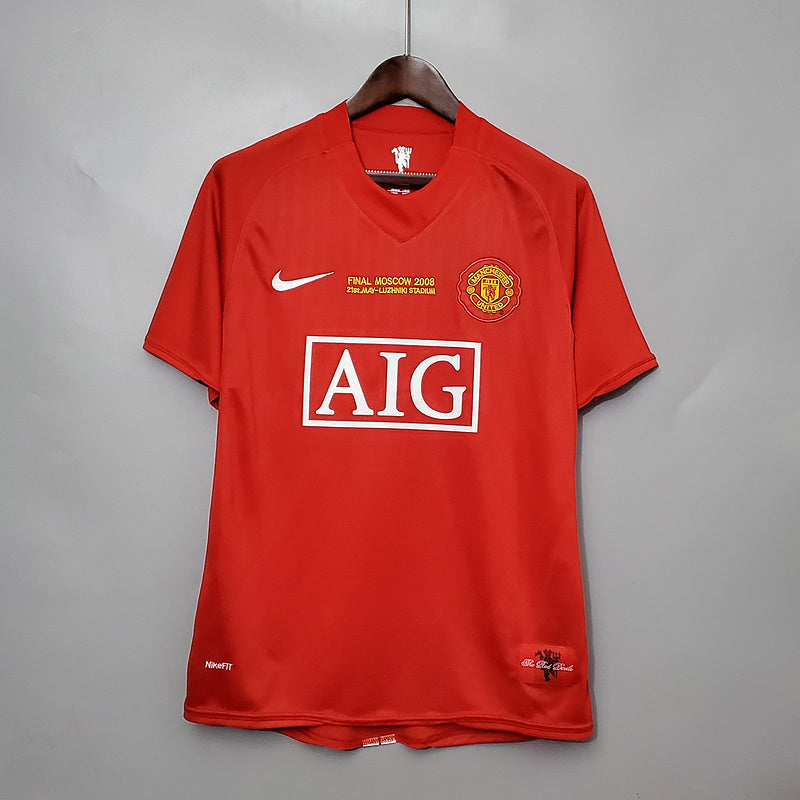 MANCHESTER UNITED EDIÇÃO CHAMPIONS LEAGUE 07/08 Retro