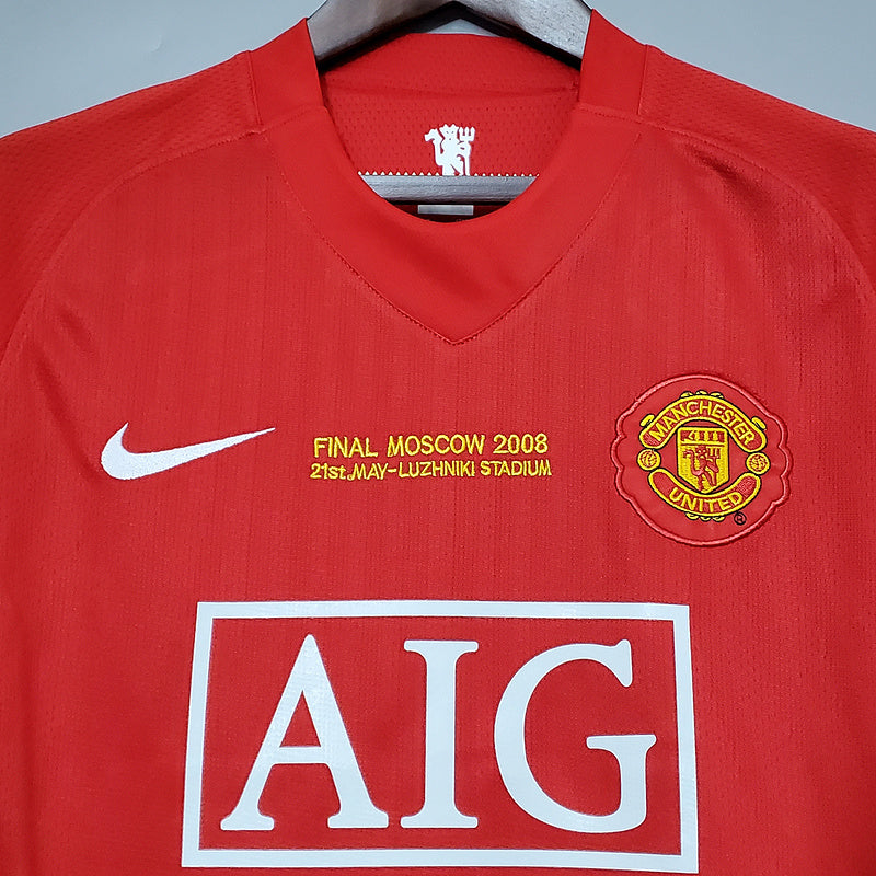 MANCHESTER UNITED EDIÇÃO CHAMPIONS LEAGUE 07/08 Retro