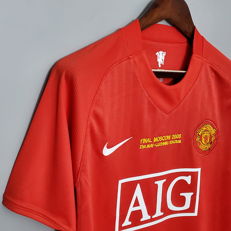 MANCHESTER UNITED EDIÇÃO CHAMPIONS LEAGUE 07/08 Retro